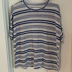 Oversize striped t shirt
